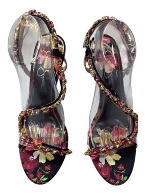 Jessica Simpson Jaycin Sandal In Black Combo Size 10